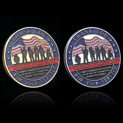 "Thank You For Your Service" Coin