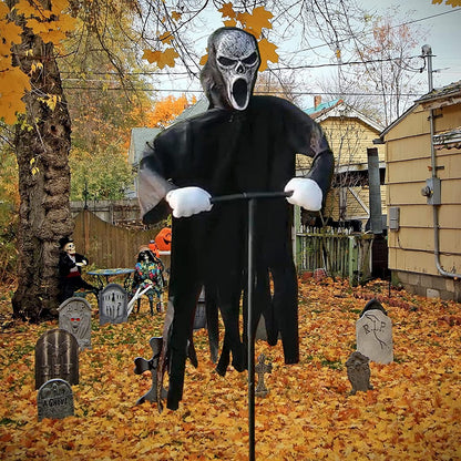 Garden Ghostface Scarecrow