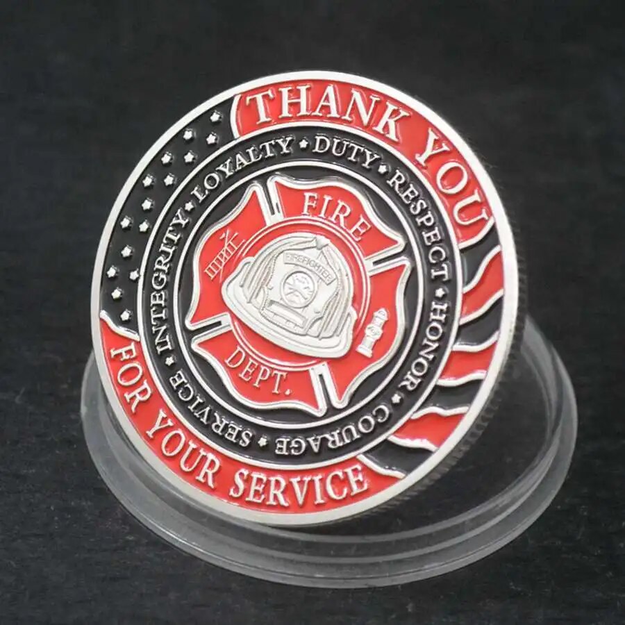 Firefighters Challenge Coin