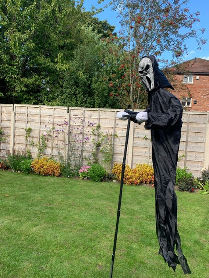 Garden Ghostface Scarecrow