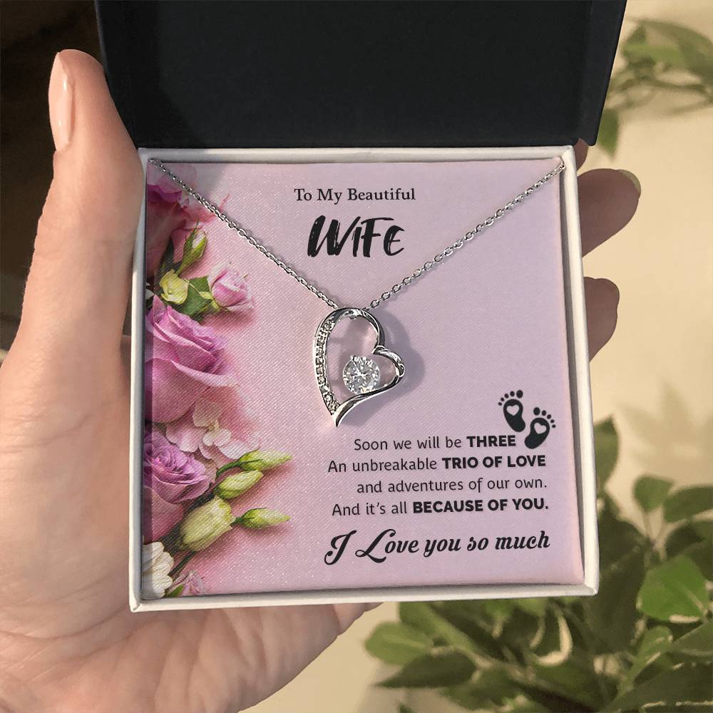 To My Beautiful Wife | I Love You So Much - Forever Love Necklace